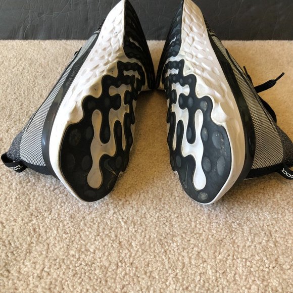 Nike React Infinity Run Fly Knit Men's running shoes Size 14 Black/Gray/White - Picture 6 of 9